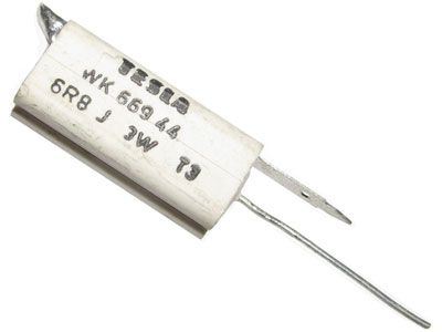 820R WK66944, rezistor 3W drôtový keramický