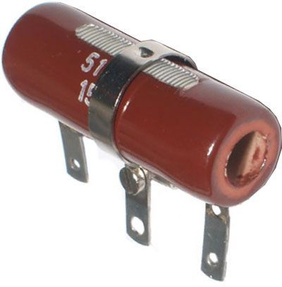82R TR557, rezistor 15W drôtový s odbočkou
