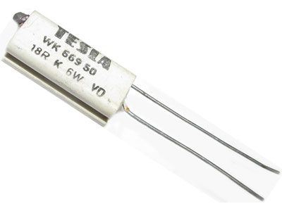 560R WK66950, rezistor 6W drôtový keramický