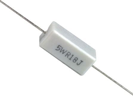 470R rezistor 5W drôtový keramický, 5%, 300ppm, 350V