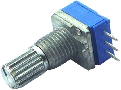 10k/G, WH9011A , hriadeľ 6x15mm, potenciometer otočný
