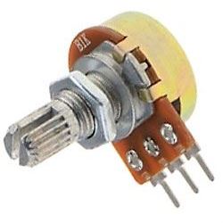 1k0/N, 16K1, hriadeľ 6x15mm, potenciometer otočný