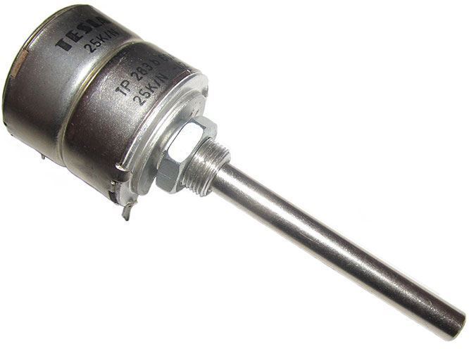 2M5/N TP283 60B, potenciometer otočný tandemový