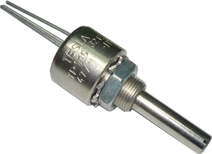 47R/N TP195 32E, potenciometer otočný cermetový