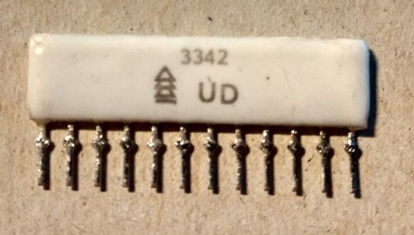 Odporová sieť 3342 z rádiomagnetofónu GERACORD GC6020