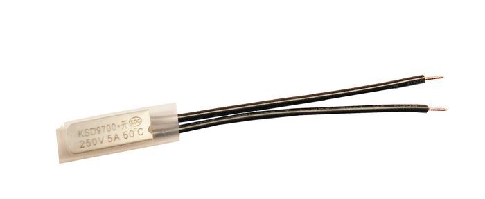 Termostat 110°C KSD9700, bimetalový 250V/5A, kov spínací vratný