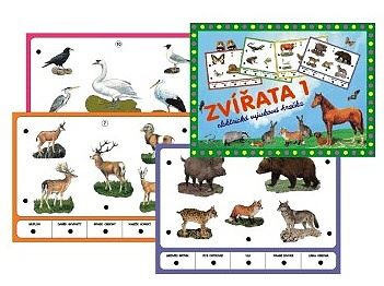 Zvieratá 1, stolná výuková hra