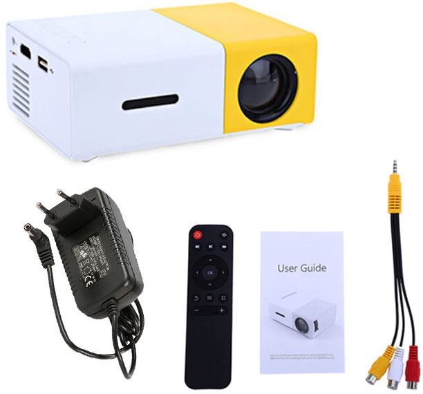 Mini LED projektor YG-300, 600 Lumenov