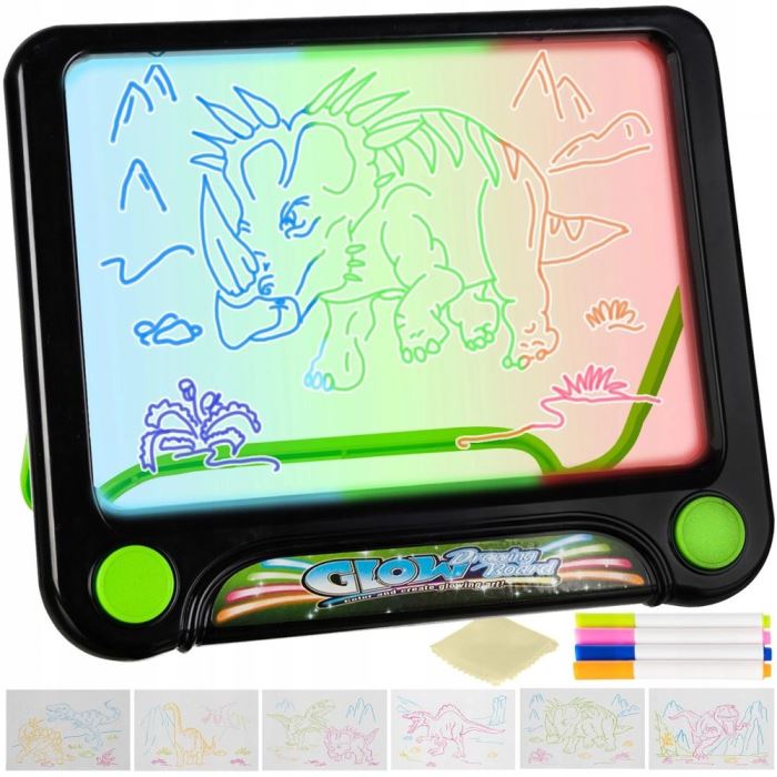Kresliaca tabuľka s dinosaurami
