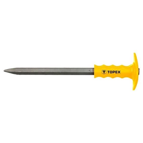 Sekáč s ochrannou 400x19mm, špicatý, TOPEX