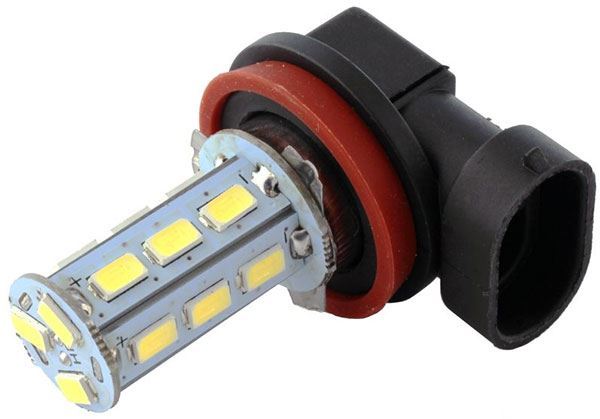 Žiarovka LED H11 12V/6W, biela, 27xSMD5730