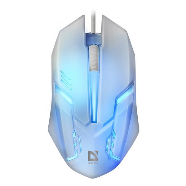 Defender Myš Cyber MB-560L, 1200DPI, optická, 3tl., drôtová USB, biela