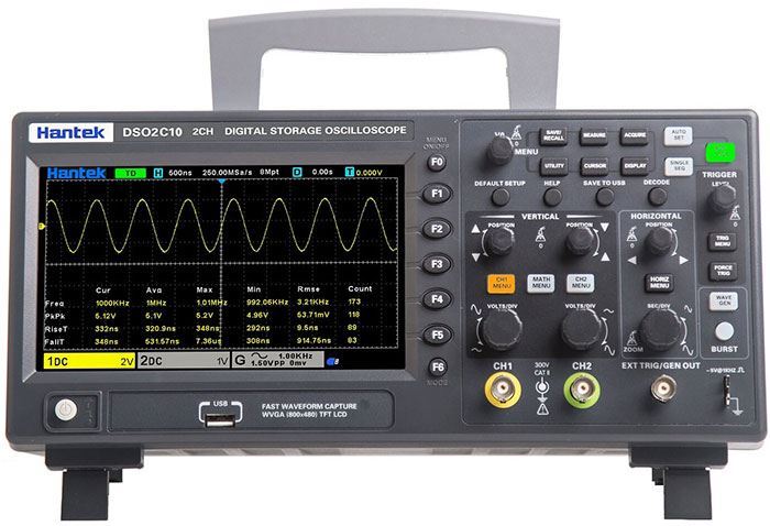 Osciloskop 2x100MHz HANTEK DSO2C10
