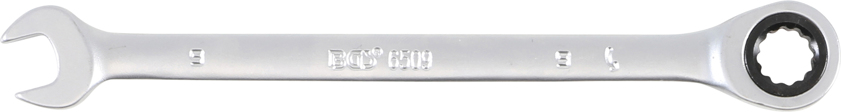 Očkoplochý račňový kľúč, 9 mm - B6509