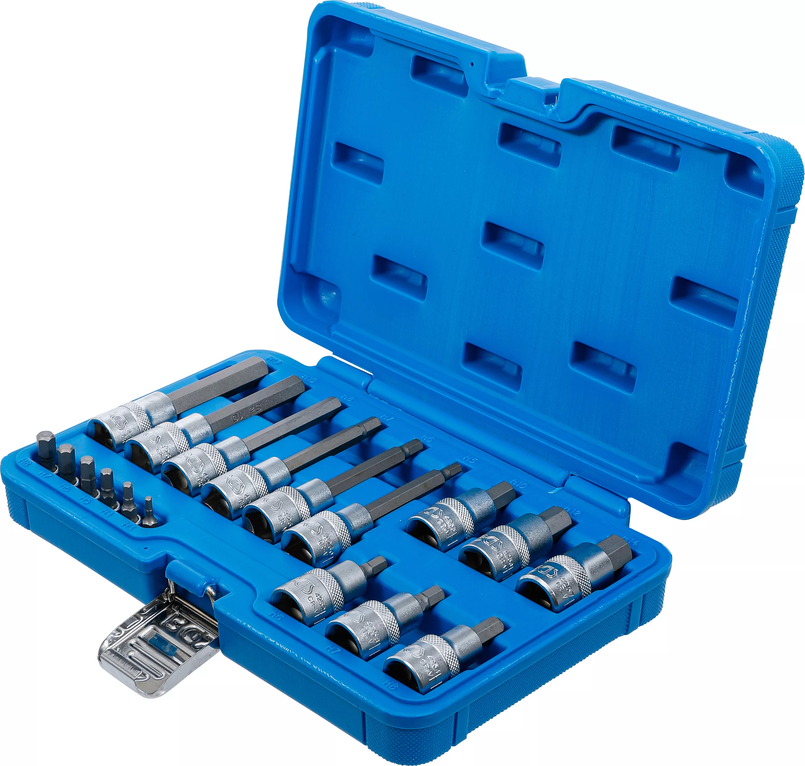 Súprava nástrčných kľúčov, imbus, 1/4", 1/2", 3 - 12 mm, 18 ks - B5171