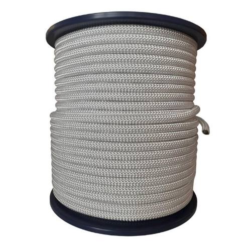Lano pletené s jadrom PA 10 mm, 100 m, biele, ENPRO