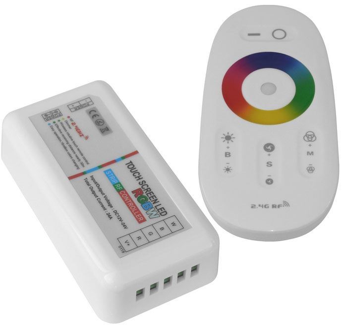 Ovládač FUT027 pre LED pásik RGB / RGBW s D.O.433MHz