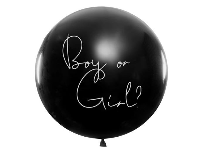 Balón Boy or Girl? ružové konfety 100cm