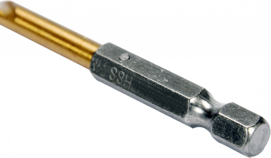 Vrták na kov 6mm TITAN HEX 1/4", délka 113mm - YT-44764