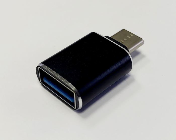 Redukcia USB A - USB-C - čierna