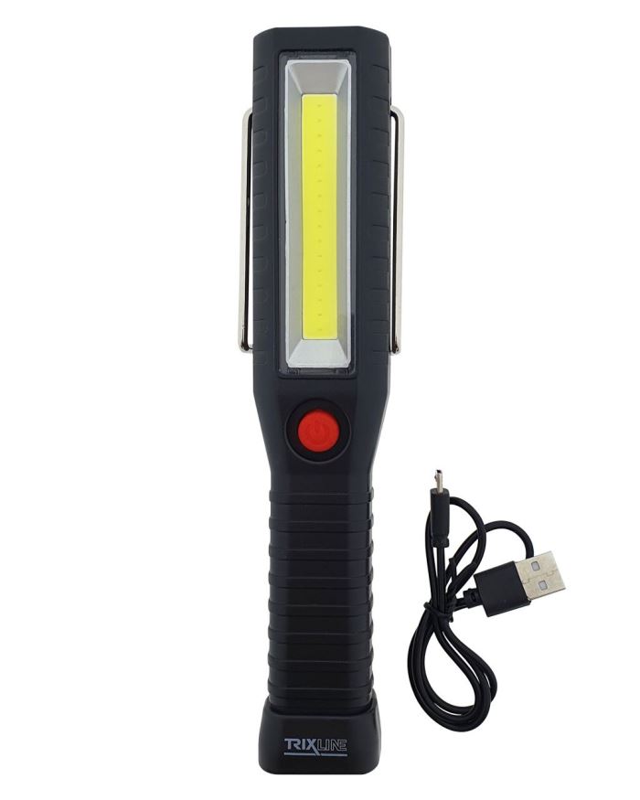 Ručné nabíjacie svietidlo LED COB 3W TR-340R TRIXLINE