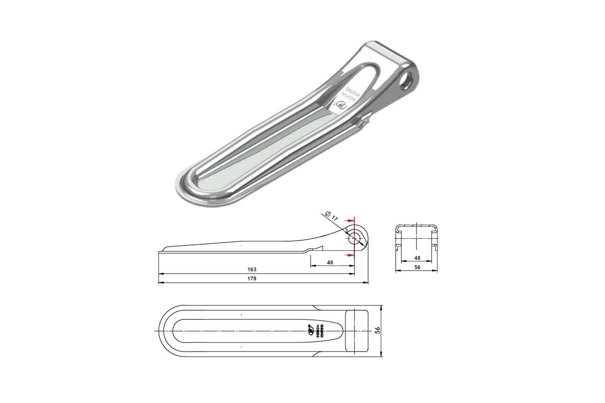 Pant bočnice ZW-01.170A průměr 13 mm