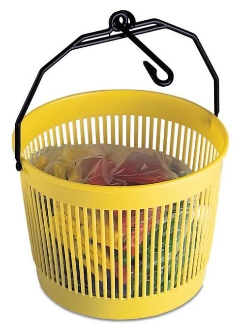 Košík na štipce s háčikom ¤20x14cm CZ, mix farieb