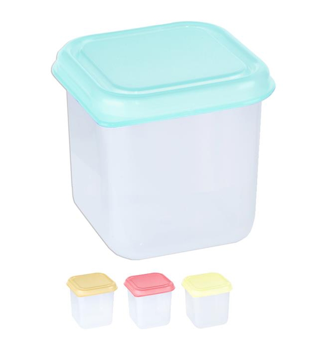 Box na potraviny MINI 6x6x6cm 150ml FRESHBOX, mix farieb