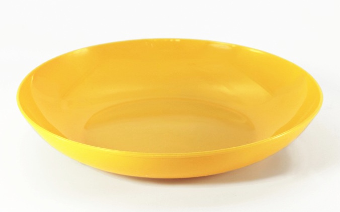 Talíř plast hluboký ¤20cm CZ, mix barev