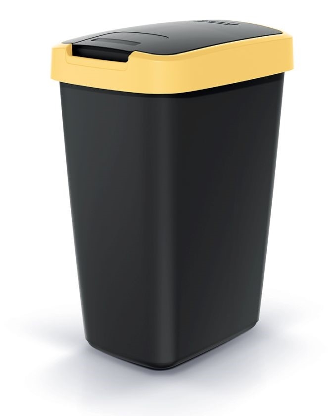 Koš odpadkový výklopný 12L COMPACTA Q sv.žlutá