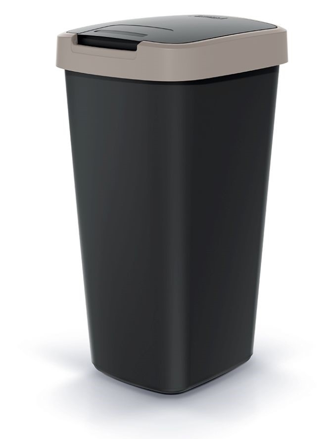 Koš odpadkový výklopný 25L COMPACTA Q sv.hnědá