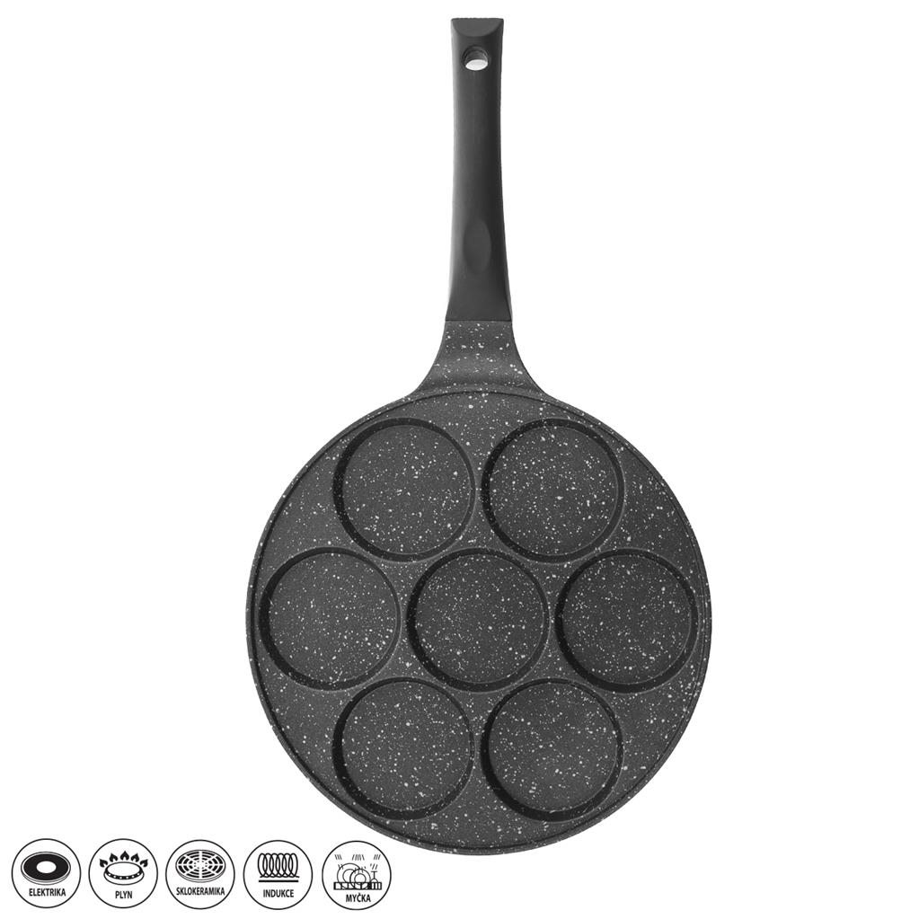 Panvica na lievance granit ¤27cm 7x GRANDE