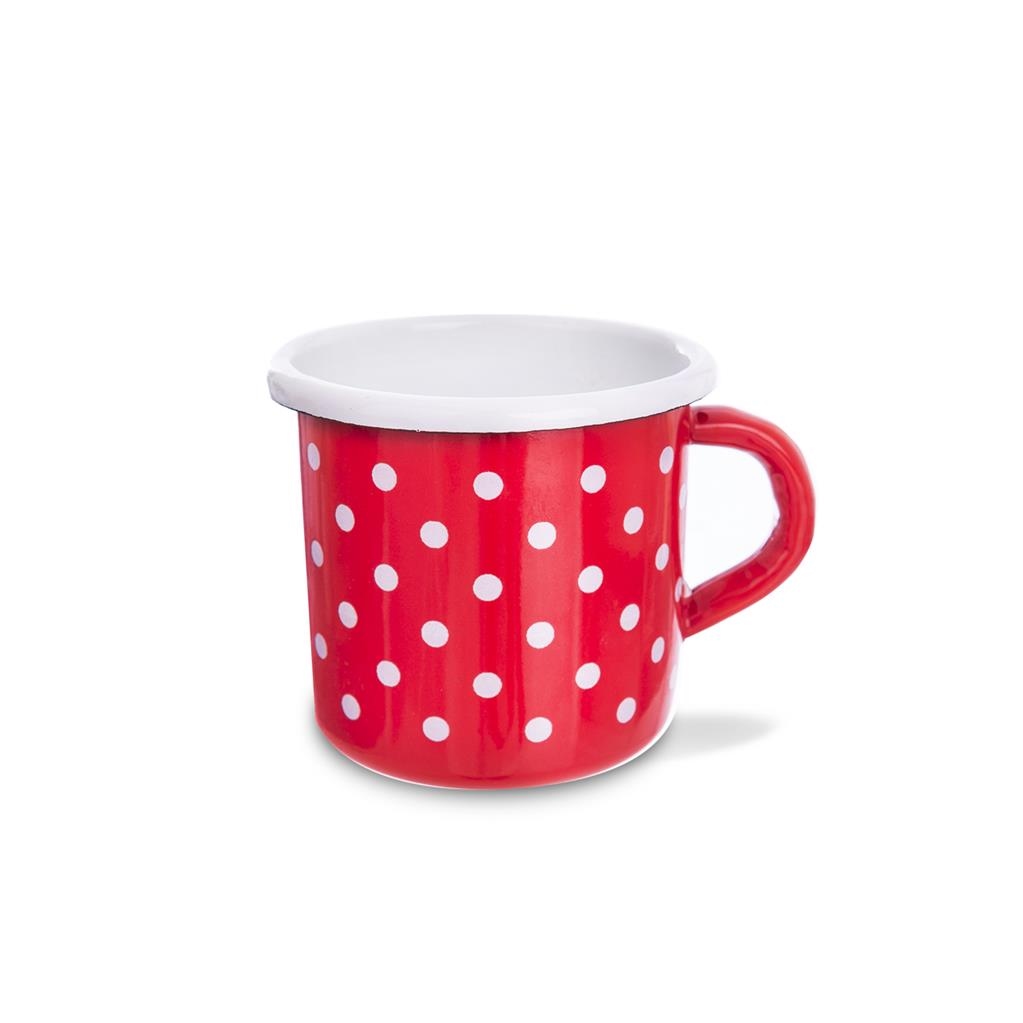Hrnček smalt 400ml ¤8cm bodka