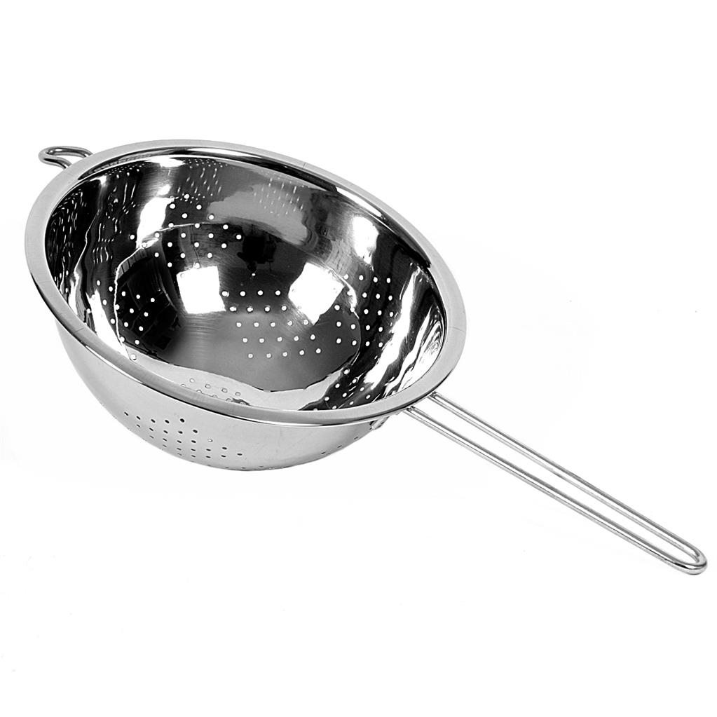 Cedník nerez ¤24cm s rúčkou plný PREMIUM