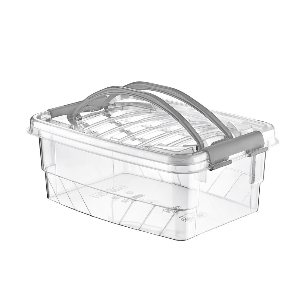 Box úložný MULTI 31x21x12cm s držadlami 5L, mix farieb