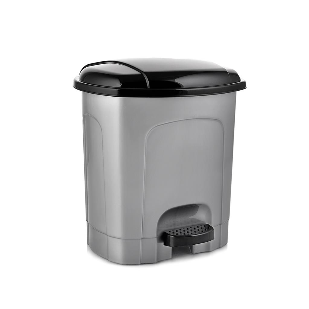 Kôš odpadkový pedál 3L ovál HOBBY, mix farieb