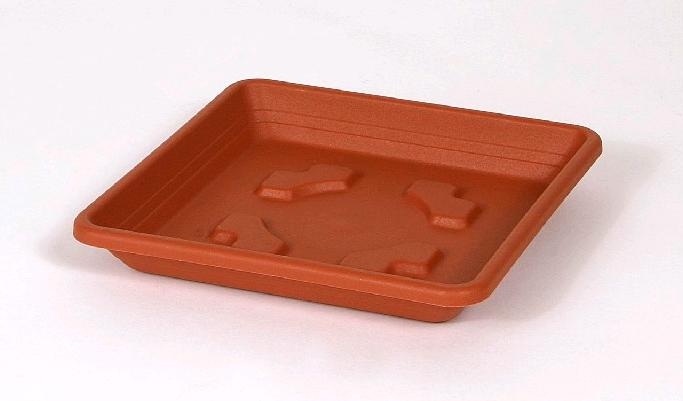 Miska pod květináč Quadrato 16x16cm TERRA