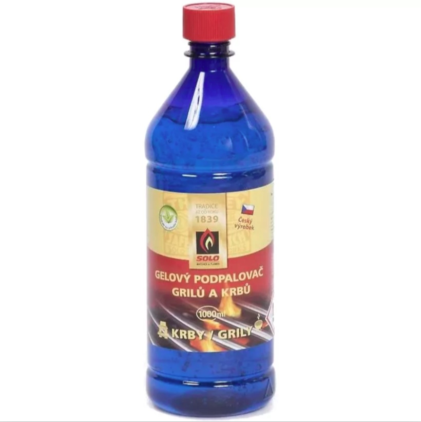 Podpaľovač gelový 1000ml SOLO