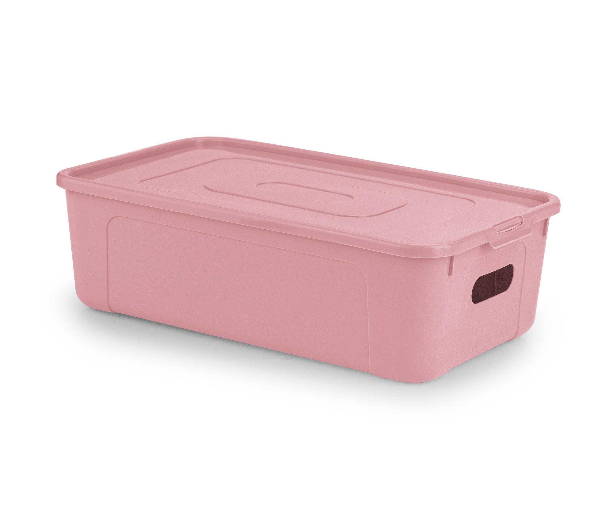 Box úložný MULTIBOX KOLOR prehmaty 34x20x10cm 5L, mix farieb