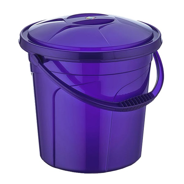 Vědro 10L PH s víkem, atest potraviny POLY, mix barev