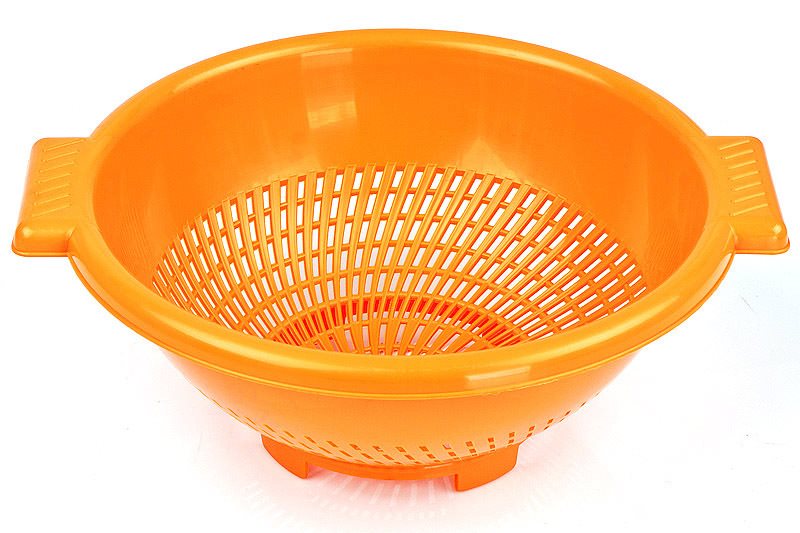 Cedník plast mísa ¤25x11cm PLAFOR, mix barev
