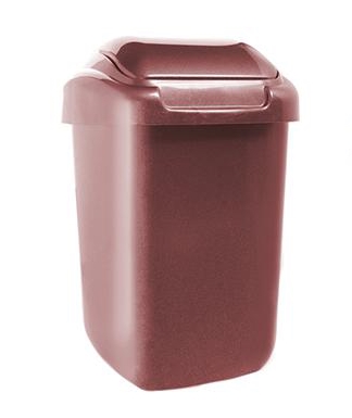 Kôš odpadkový výklopný 15L STANDARD meď
