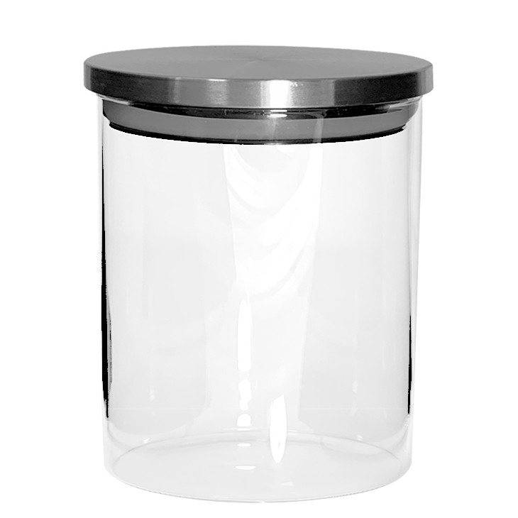 Dóza sklenice 0,6L s víčkem vzduchotěsná TUBE