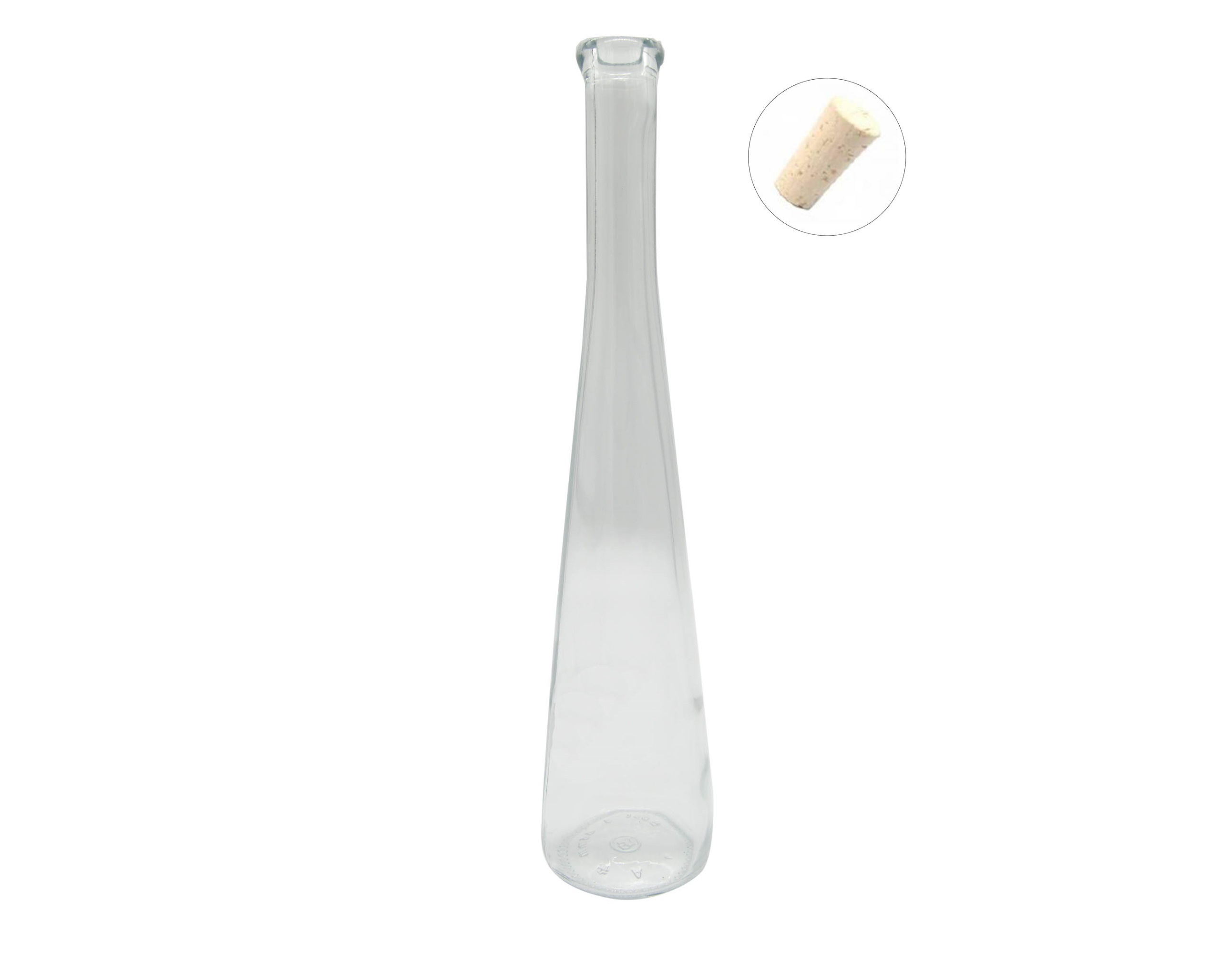 Láhev sklo 500ml RONDAVEL s korkem