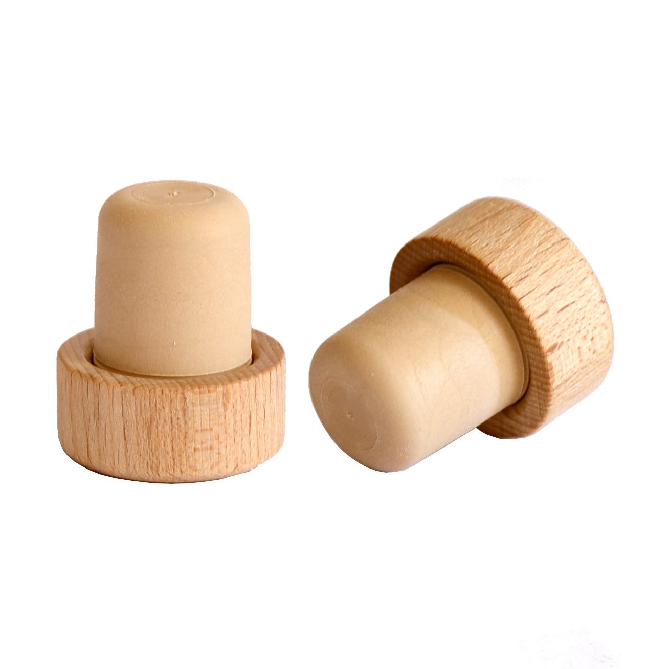 Zátka dřevo/plast 19mm HŘÍBEK 2ks