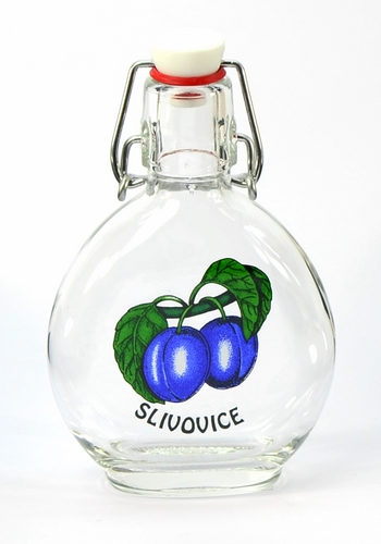 Láhev sklo 200ml FELD FLAŠA dekor, patentní uzávěr