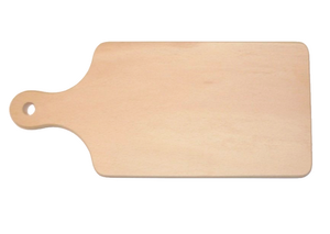 Doštička drevo 30x14x1, 5cm, rúčka WOOD
