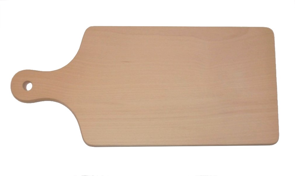 Doštička drevo 37x17, 5x1, 5cm, rúčka WOOD