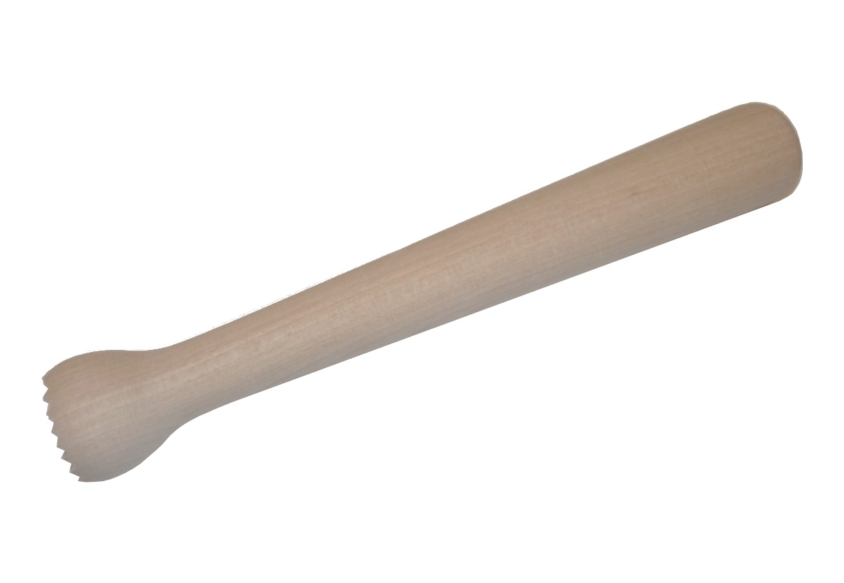Mačkadlo so zubami ¤30x220mm WOOD