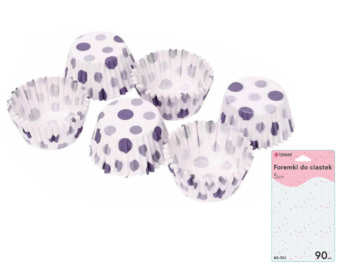Košíčky papierové cukrárske PUNTÍKY ¤5cm 90ks